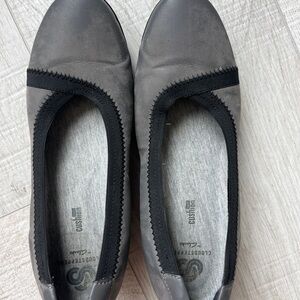 Women's Clark's By Cloudsteppers Cadell Dash Wedge Slip On Shoes. Size 7.5